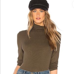 Michael Stars Gold Sparkle Turtleneck